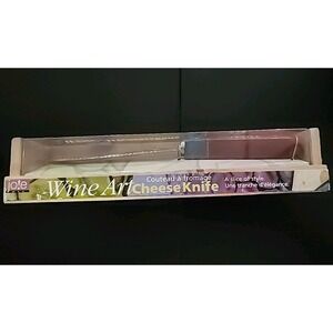 Joie De Vivre Wine Art Cheese Knife In Good Condition Flatware Gift Table Ware